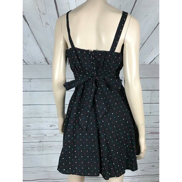 HEART SOUL Colorful Polka Dot Cotton Dress NWT L - Picture 6 of 15
